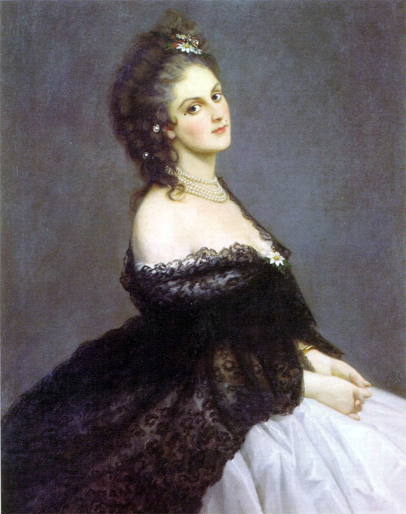 Ritratto di Virginia Oldoini, contessa di Castiglione - Castello Reale, Racconigi, Cuneo
